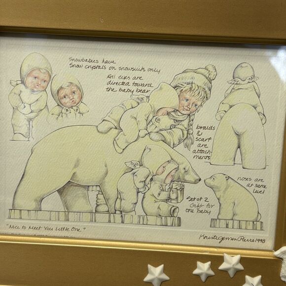 Depart. 56 Snowbabies  Friendship Club Picture Frame 1998-1999 - Picture 2 of 9